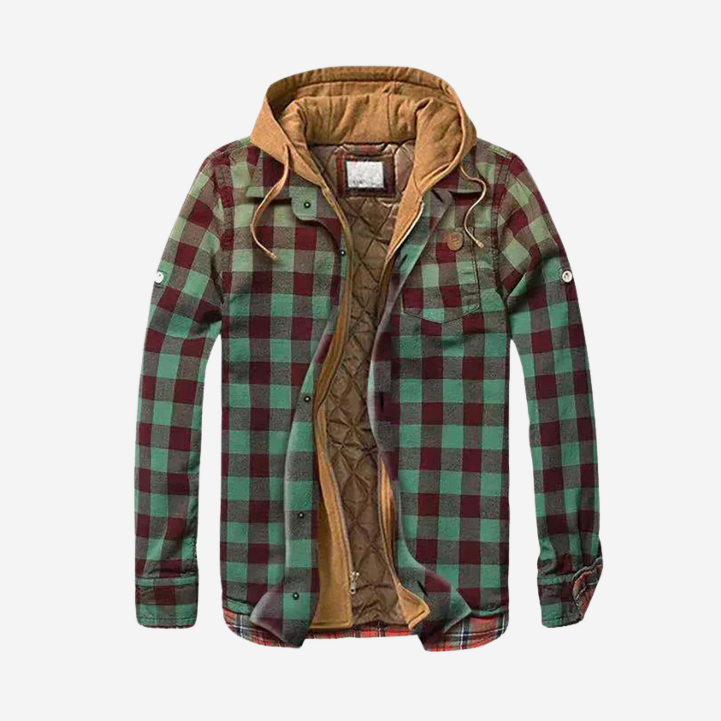 YVES | Veste patchwork à carreaux élégante