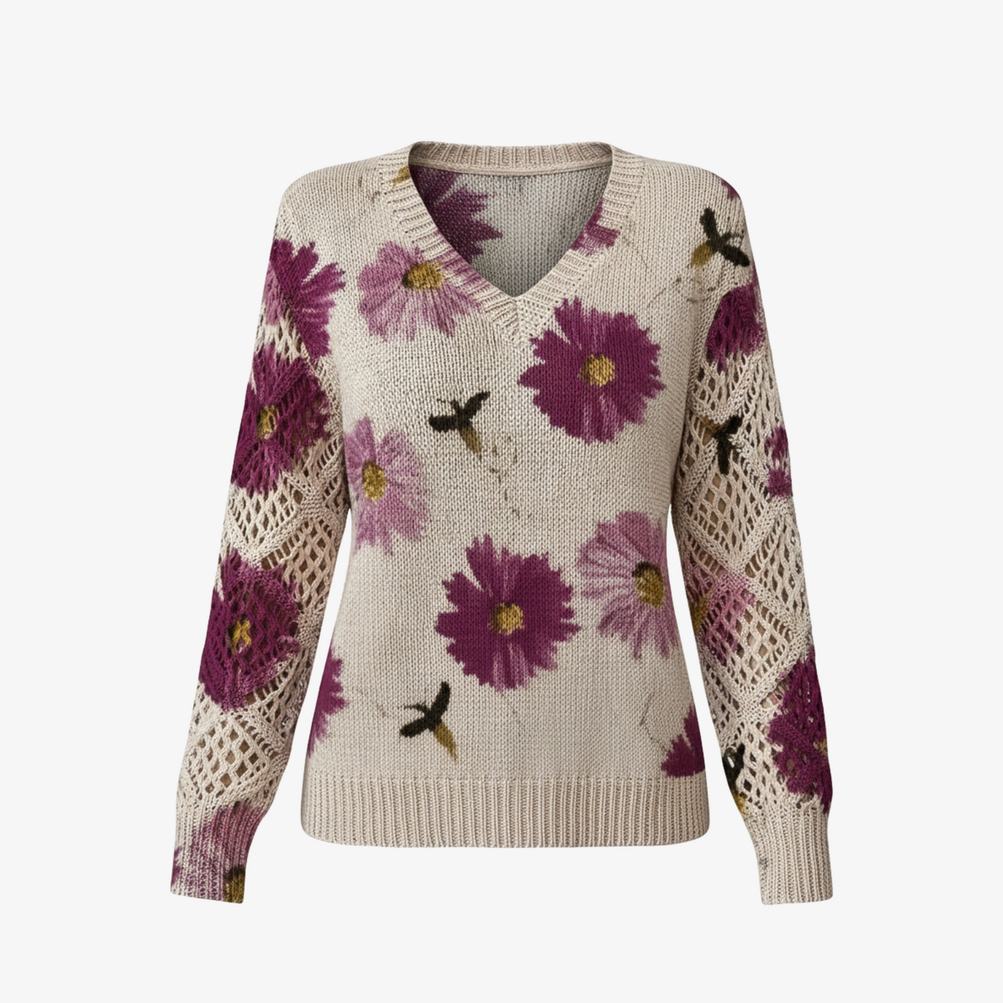 AILA | Pull élégant avec imprimé floral