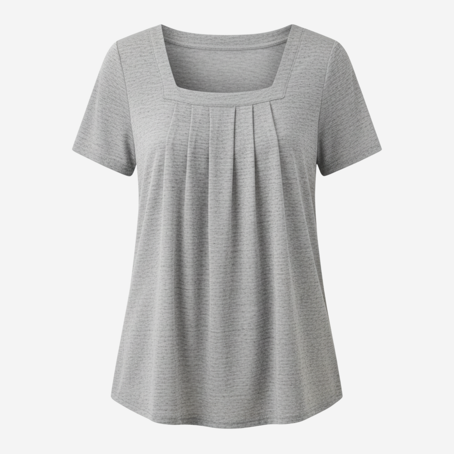 CARINE | Blouse Élégante avec Pliages Flatteurs