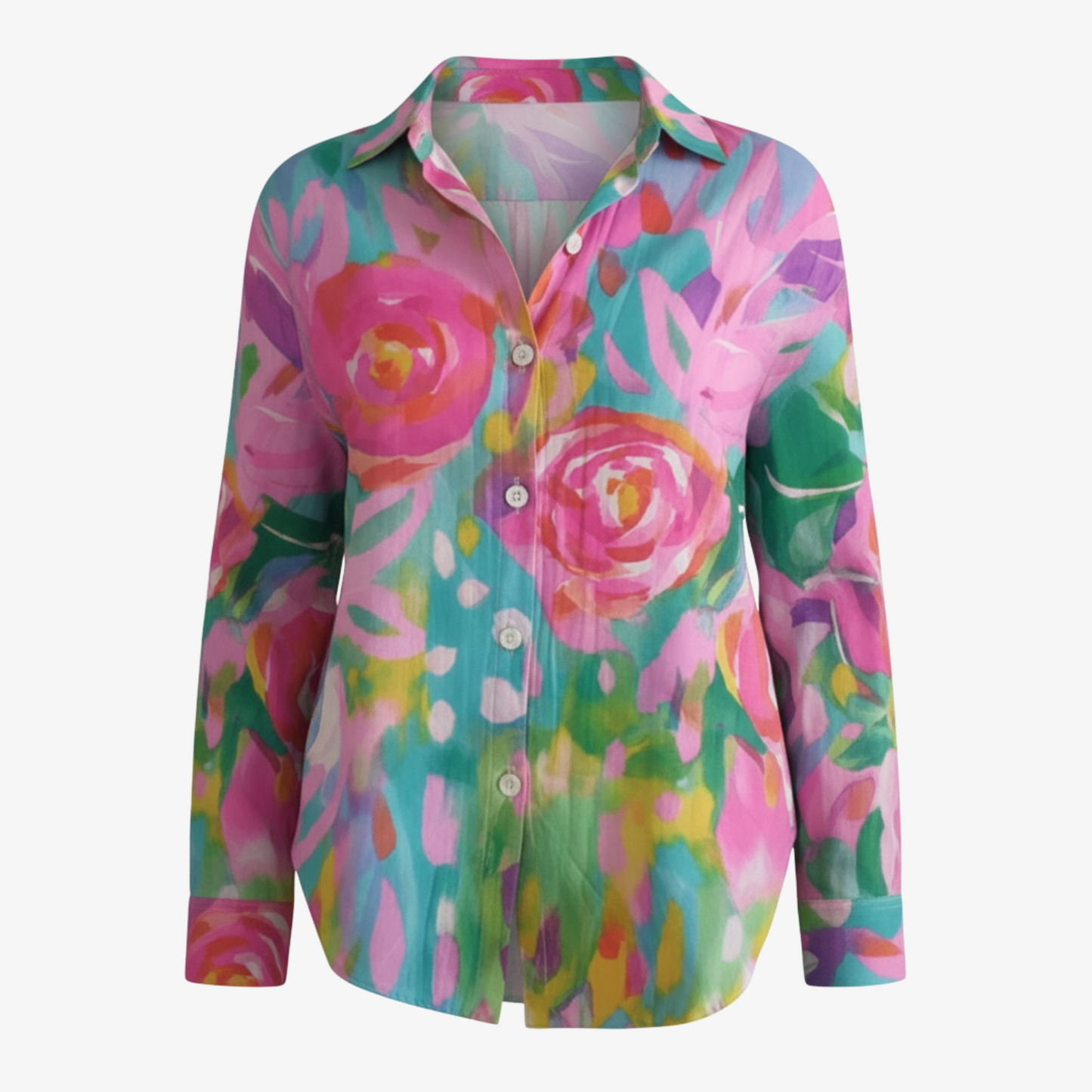 FLORA | Blouse vibrante avec imprimé ludique et confort