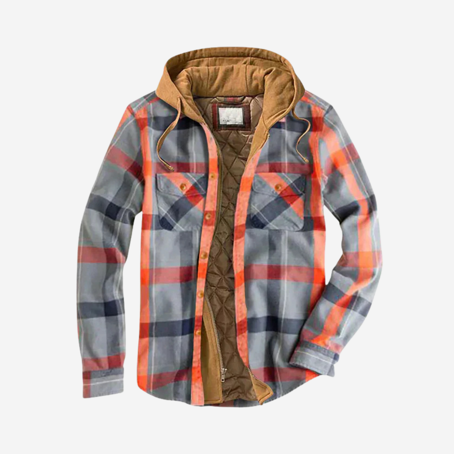 YVES | Veste patchwork à carreaux élégante