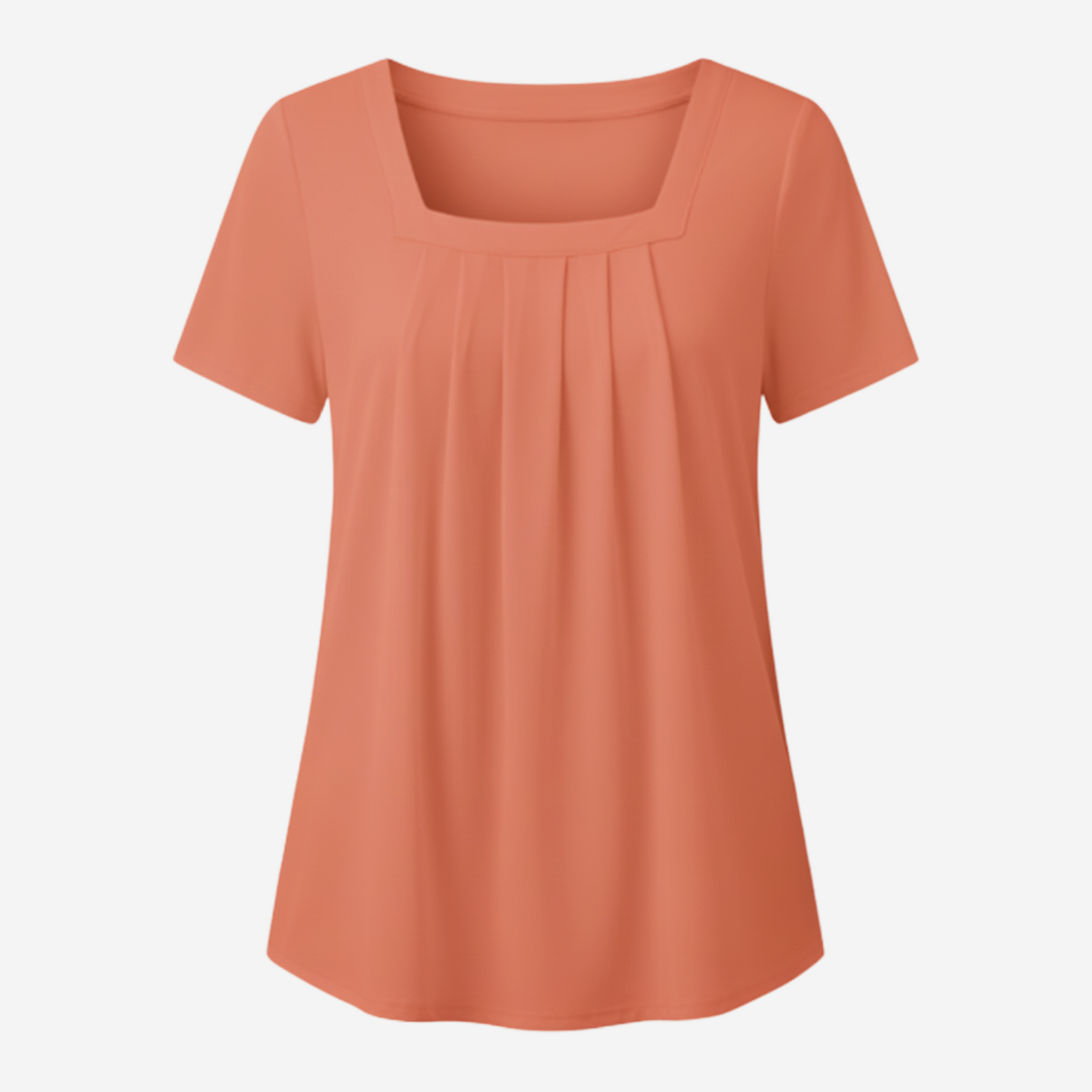 CARINE | Blouse Élégante avec Pliages Flatteurs