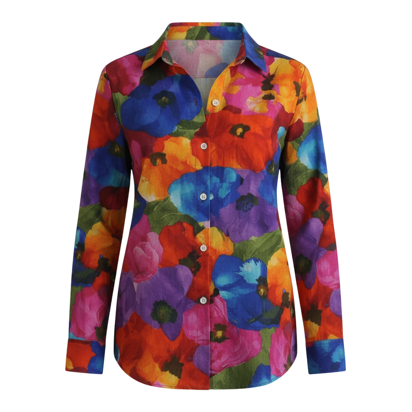 FLORA | Blouse vibrante avec imprimé ludique et confort