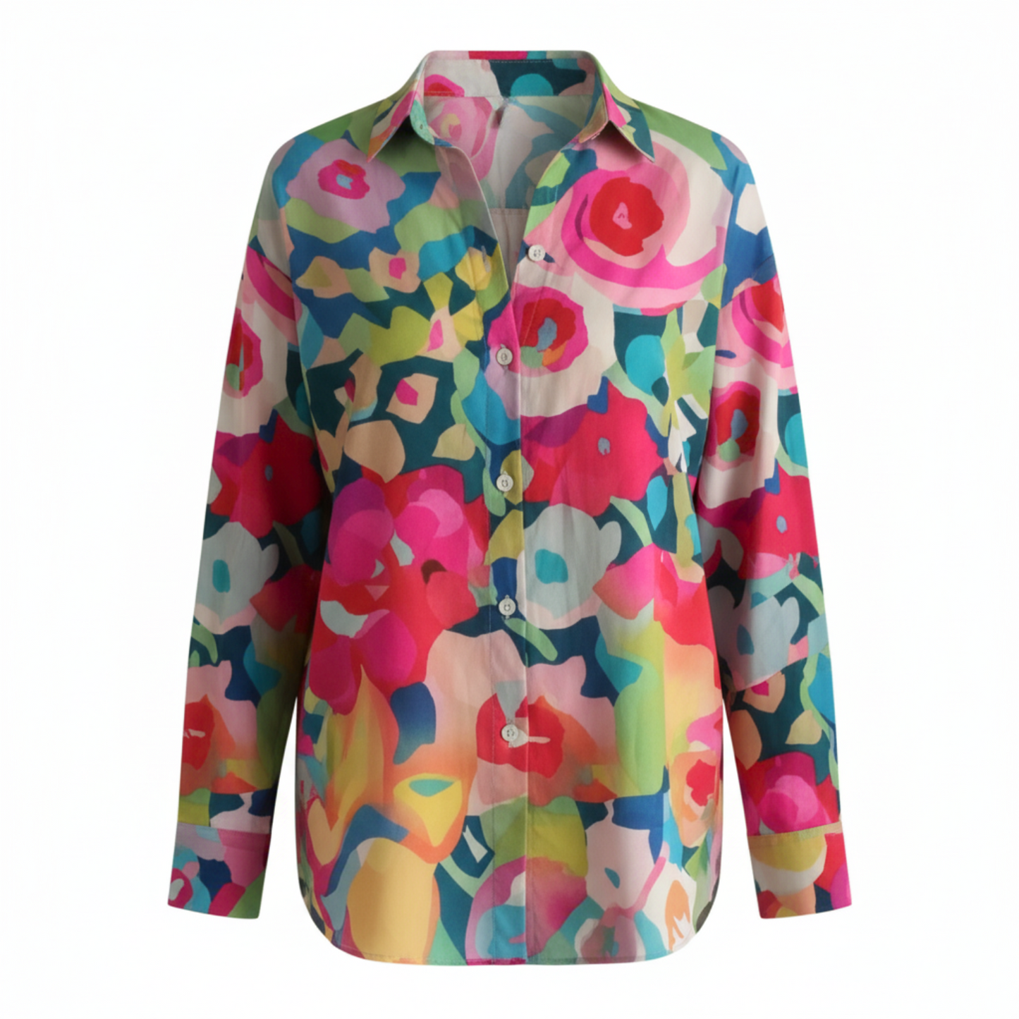 FLORA | Blouse vibrante avec imprimé ludique et confort