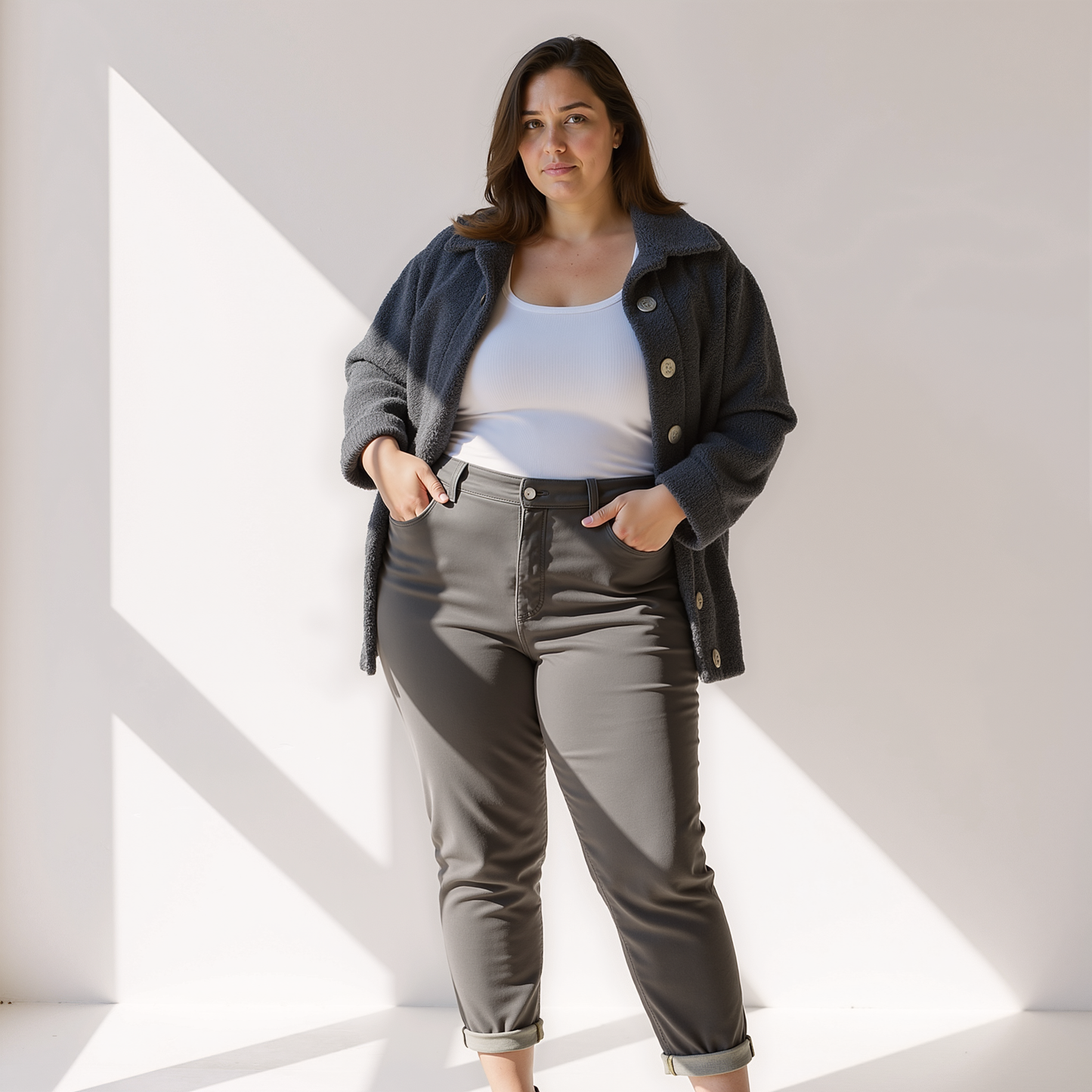 NOËLLA | Veste d'automne en polaire, confortable et élégante