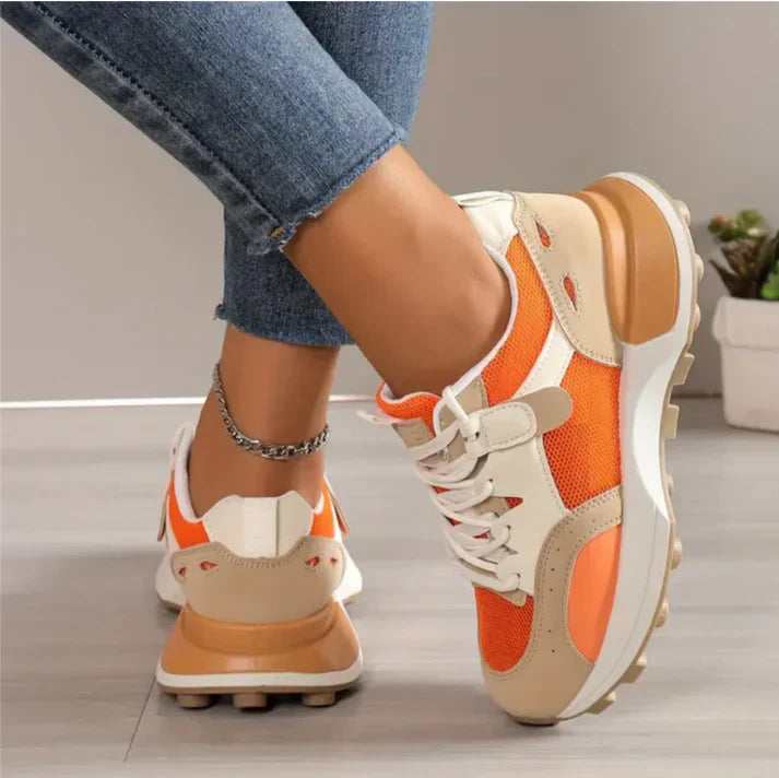AMY | Baskets colorblock élégantes