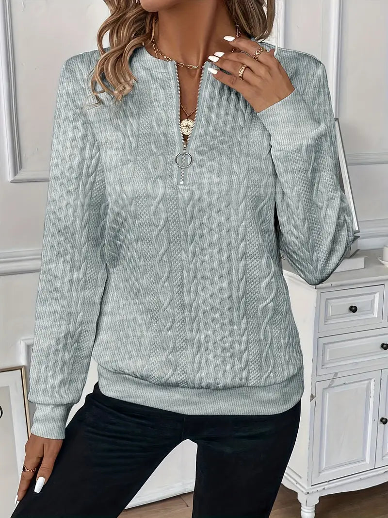 NALA | Sweat à capuche zippé élégant