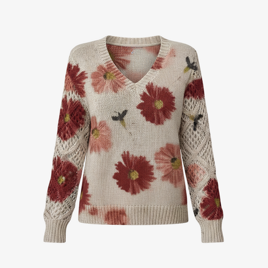 AILA | Pull élégant avec imprimé floral