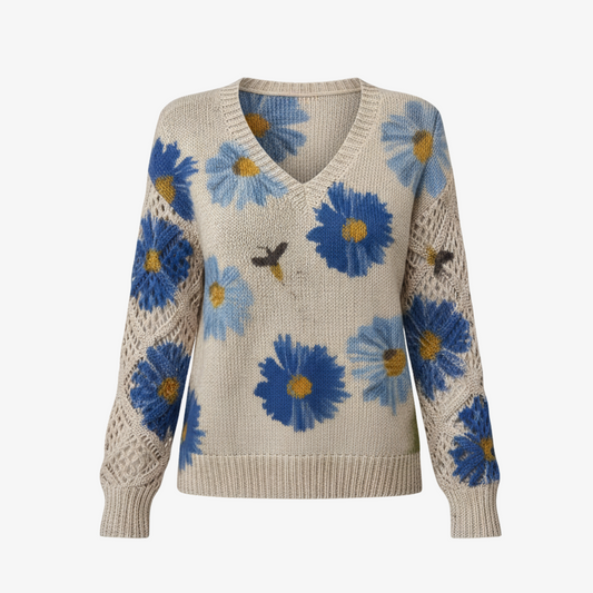 AILA | Pull élégant avec imprimé floral