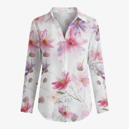 FLORA | Blouse vibrante avec imprimé ludique et confort