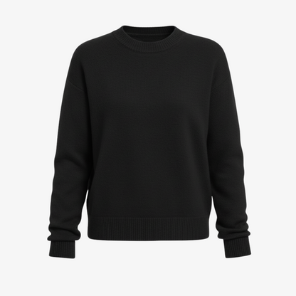 CAMILLE | Pull en laine élégant avec un design et une coupe minimalistes