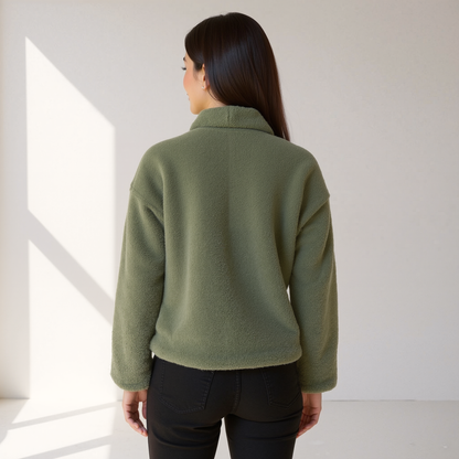 NOËLLA | Veste d'automne en polaire, confortable et élégante