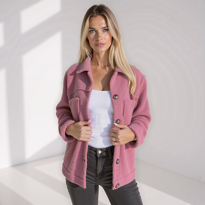 NOËLLA | Veste d'automne en polaire, confortable et élégante