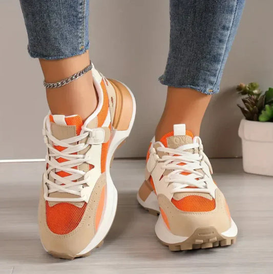 AMY | Baskets colorblock élégantes