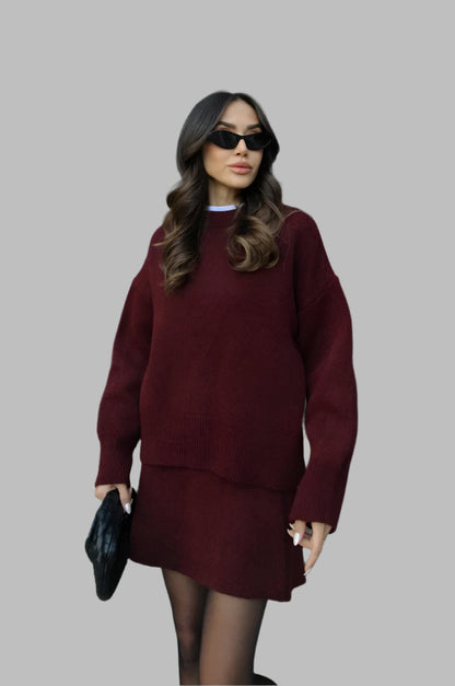 DANIÈLE | Ensemble de Tricot Douillet pour Créations Chaleureuses et Élégantes