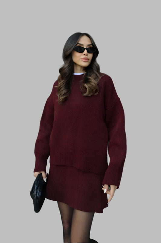 DANIÈLE | Ensemble de Tricot Douillet pour Créations Chaleureuses et Élégantes